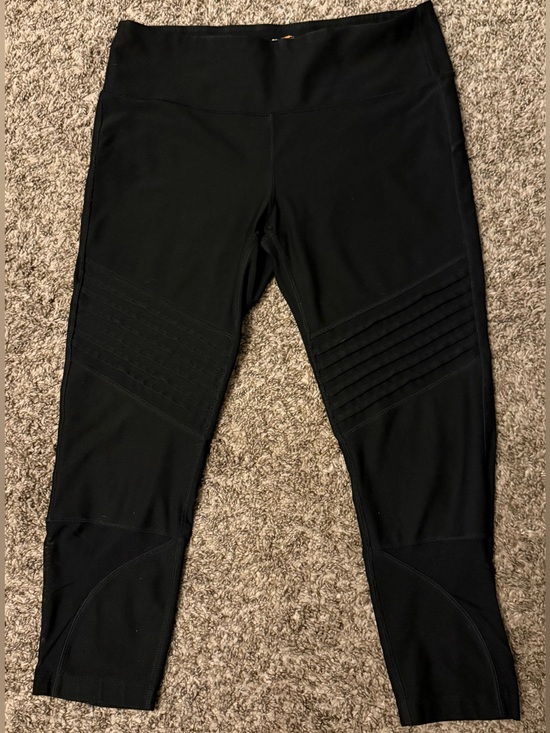 Avia Pants - Avia Black Women's Performance Leggings with Designs